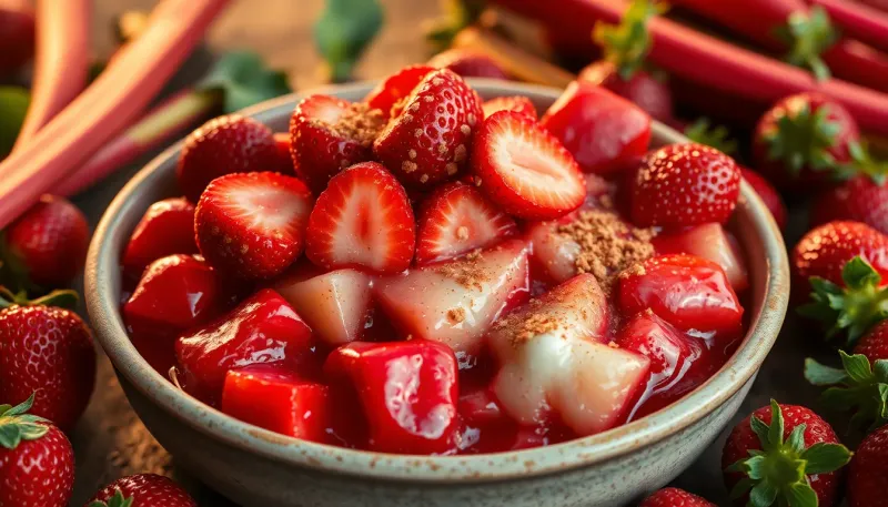 Rhabarber kombinieren: Die besten Zutaten für harmonische Geschmackserlebnisse